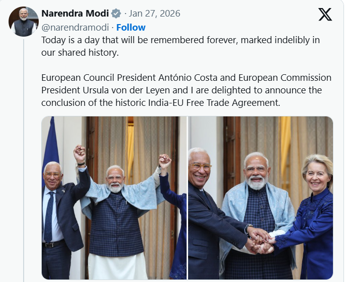 India-EU FTA Trade Deal