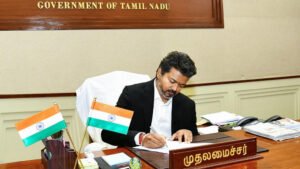 CM Vijay Rallies for Textile Industry