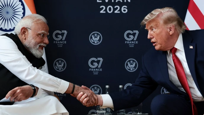 Trump praises Modi